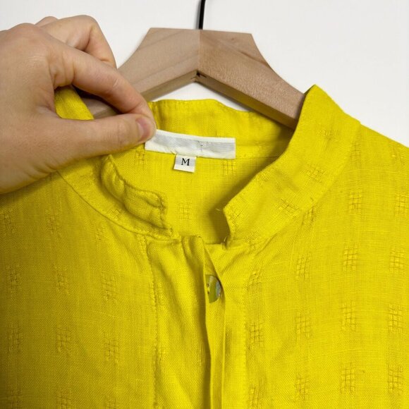 BRYN WALKER Linen 3/4 Sleeve Shirt - Picture 7 of 7